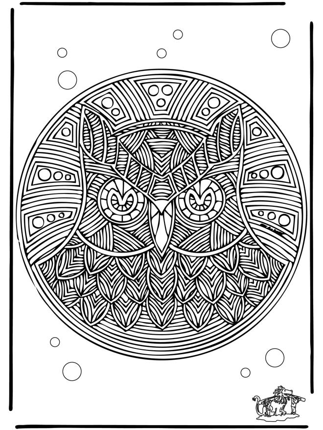 Mandalas Animaux 107